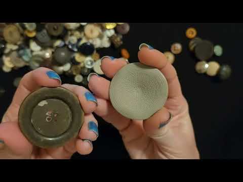 ASMR | Button Collection Tapping | Plastic Clinking (Whisper)
