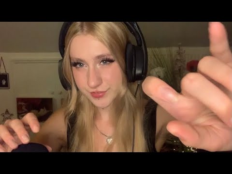 ASMR | paralysis demon personal attention - mic scratching, mouth sounds and soft speaking