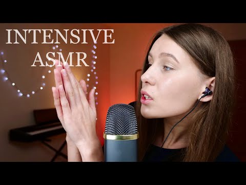 ASMR FAST AND INTENSIVE MOUTH SOUNDS 👄 part 2 [tk tk, whistling, breathing, tongue sounds]