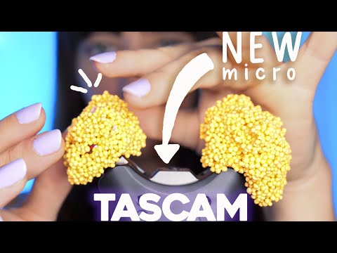 ASMR | NO TALKING binaural, je teste mon nouveau micro TASCAM 🔥
