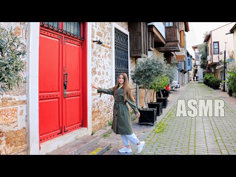 АСМР Триггеры и Шепот Влог из ТУРЦИИ Старый город Калеичи | ASMR Whisper TRIGGERS Vlog Turkey 2021