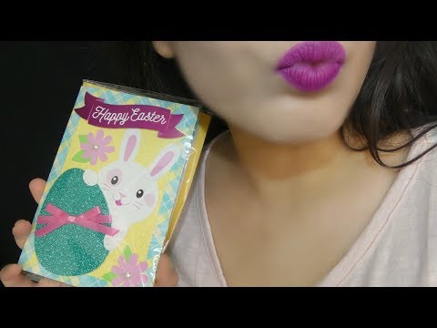 ASMR Tapping, Crinkle Plastic - Easter Special [ 3DIO Binaural]