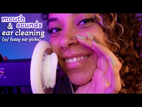 *SUPER TINGLES* Cozy Mouth Sounds & Ear Cleaning ~ ASMR