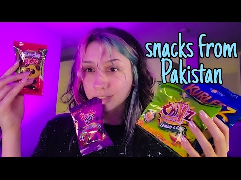 Trying Snacks from Pakistan ASMR | LOTS of crinkles & soft speaking