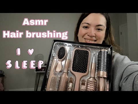 ASMR| Trying out a new set of hair brushes- brushing your hair- personal attention 💆🏻‍♀️💆🏻‍♂️