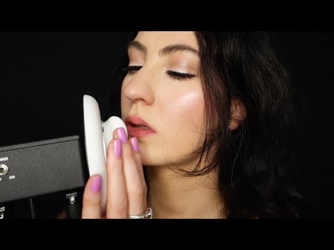 ASMR Ear Kissing + Blowing You Kisses