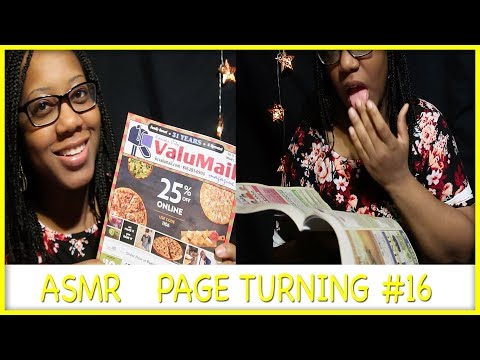 ASMR | PAGE TURNING | WITH FINGER LICKING #16