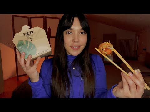 ASMR | Mukbang e chiacchiera infinita: cibo giapponese & le vostre supposizioni su di me 🇯🇵