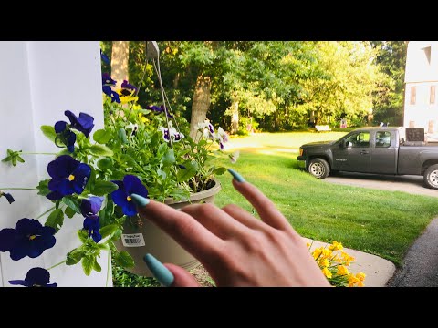 ASMR! Quick Outdoor Tracing!🌻