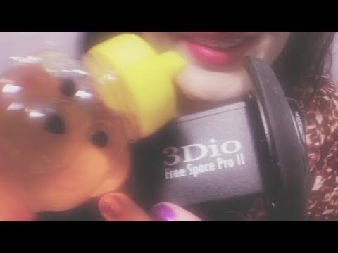 ASMR 3Dio Licking Honey Off Your Ears (Eating Sounds & Honey Sounds)🍯 BINAURAL