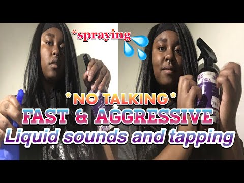 ASMR Fast & Aggressive 💨 Liquid Sounds And Tapping 💦💅 *NO TALKING* 🤫