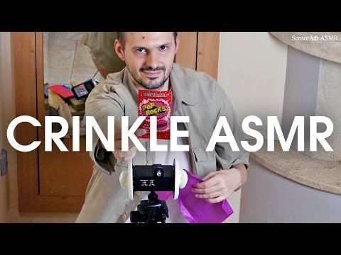 4K Crinkle ASMR Video - POP ROCKS - 3Dio Pure Binaural