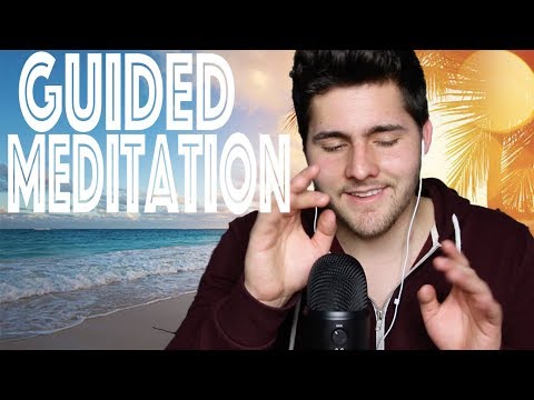 ASMR Relaxing At The Beach (Guided Meditation For Sleep)
