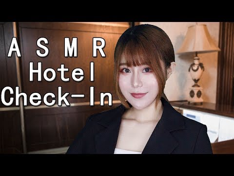 ASMR Hotel Check-In Roleplay Whisper Soft Spoken