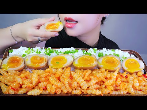 ASMR SÂM HỒ LÔ | Chinese artichoke, eggs soaked in soy sauce | LINH-ASMR