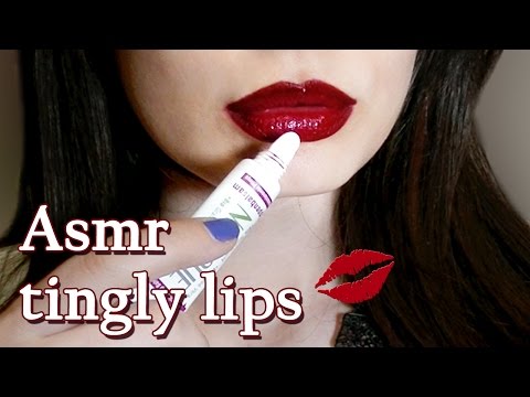 ASMR Relaxing Mouth Sounds with Red Lipstick