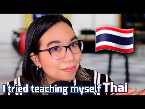 ASMR LEARN THAI WITH ME (Soft Speaking, Rain Sounds, Mouth Sounds) ❤️💙 พยายามจะสอนภาษาไทยให้ตัวเอง