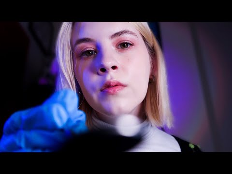 ASMR Chatty Dentist Gives You A Teeth Cleaning Role Play (Whispered + Layered Sounds)