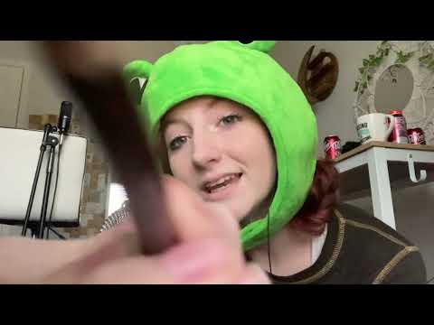 ASMR: frog girl does your eye brows