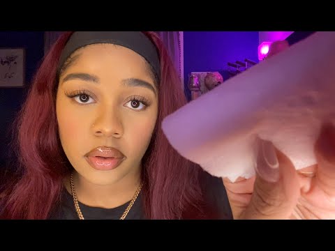 ASMR- Best Friend Wipes Your Tears + Repeating "Wipe" 😢💓 (PERSONAL ATTENTION, MOUTH SOUNDS) 🤏🏽✨