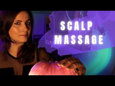 ASMR 💜 Scalp Massage, Combing and Soft Singing 💜 Relax and Sleep ^.^