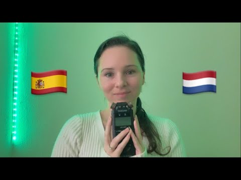 Spanish vs Dutch ASMR (Español & Nederlands)