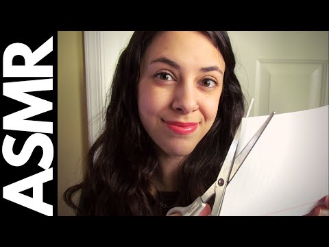 ASMR | Cutting Paper and Scissor Sounds ✂ (No Talking)