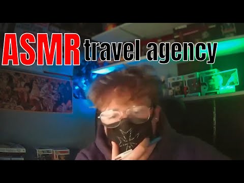 ASMR travel agency planner roleplay
