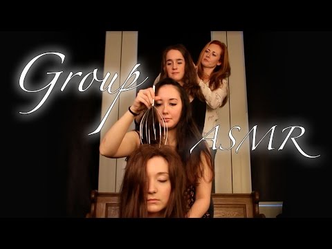 ❥❥Group ASMR Head Massage & Hair Play - YouTube Space London 20/11/14❥❥