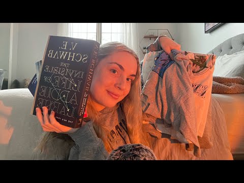 asmr books and thrifting show and tell 📚✨