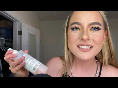 ASMR | doing your makeup for the beach