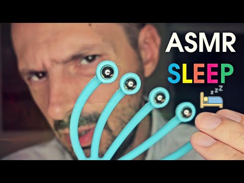 ASMR: Facial massage and creaming | Affirmations and preparation for sleep