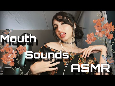 ASMR | INTENSE UNPREDICTABLE MOUTH SOUNDS w/ Collarbone Tapping & Hand Movements