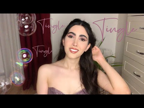 ASMR | Positive Blowing Bubbles in Your Face + Tingly Sounds (Visual & Hearing)🔮