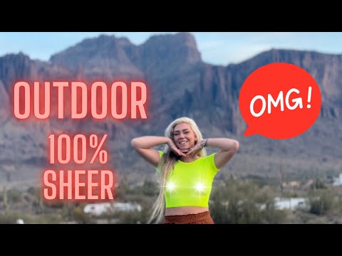 ASMR TRY ON HAUL 100% SH33R OUTDOORS WHOOPS!