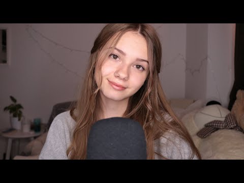 ASMR Whispering and slow tapping :)