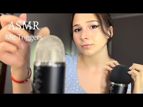 ASMR | Microphone Triggers: Brushing, Scratching, Needle poking