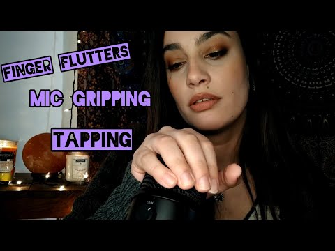 Fast & Aggressive ASMR Finger Flutters, Fast Tapping, Mic Tracing/Gripping (For Lee!)