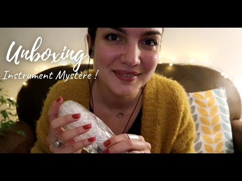 ASMR * TINGLY UNBOXING : instrument de musique galactique 😊 (Step in space)