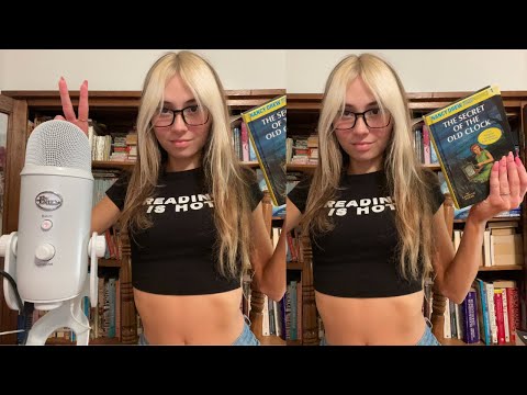 ASMR Quirky Librarian Helps You Choose a Book