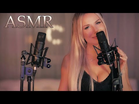 ASMR ❤  Ear- to- Ear Mouth Sounds and Close Whispers for Sleep & Relaxation 😴✨❤