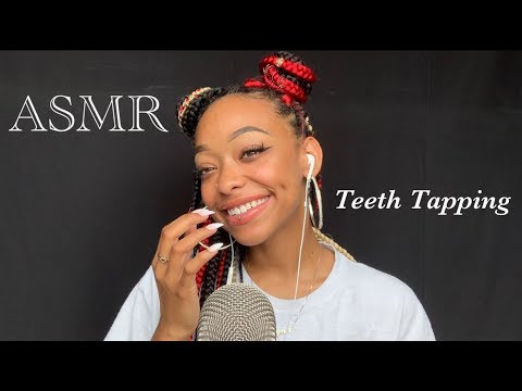 ASMR | TEETH TAPPING + NAIL TAPPING | (MOUTH SOUNDS)