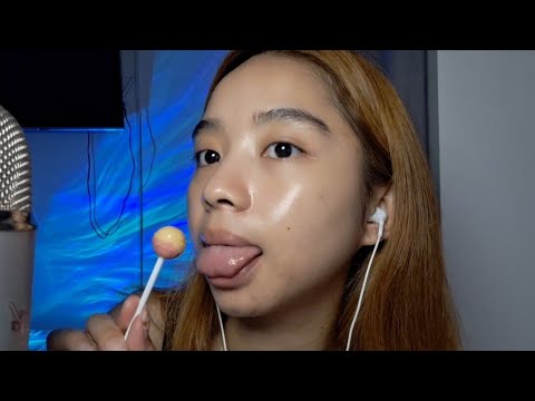 ASMR lollipop eating sounds 🍭