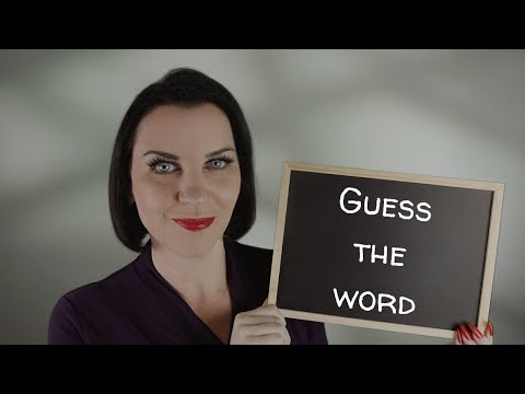 ASMR Guess the Word (writing and paper sounds - chalk, pen and marker)
