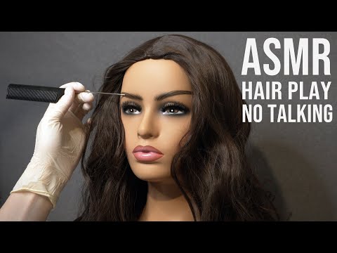 [ASMR] Hair Play – No Talking (Relaxing Hair Brushing & Gentle Combing)