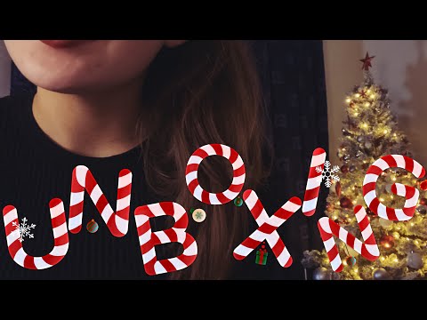 December Glossybox Unboxing with ‘inaudible’ whispering - ASMR