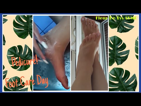 Lo-Fi ASMR | 🧼 PEDICURE 🦶 Foot Spa Day 🧖‍♀️ | Satisfying & Relaxing 💙