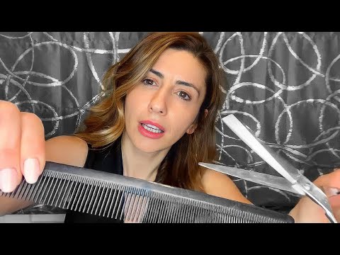 ASMR FAST HAIRCUT and COMPLETE HAIR SALON EXPERIENCE ✂️