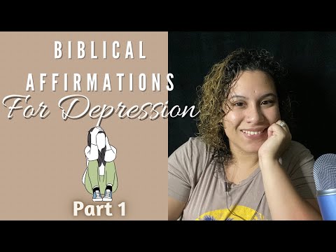 Biblical Affirmations to help you fight the Spirit of Depression ✨Christian ASMR✨