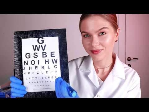 [ASMR]  A Relaxing Eye Exam with Dr. Lizi.  Medical RP, Personal Attention